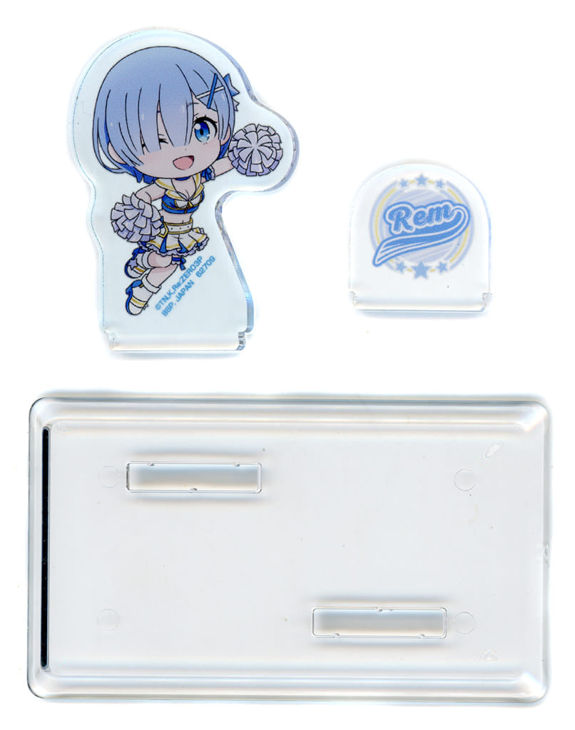 Rem Re:ZERO -Starting Life in Another World- Ichiban Kuji Wishing You Courage Acrylic Stand Kyun Chara Prize F Acrylic Stand [USED]