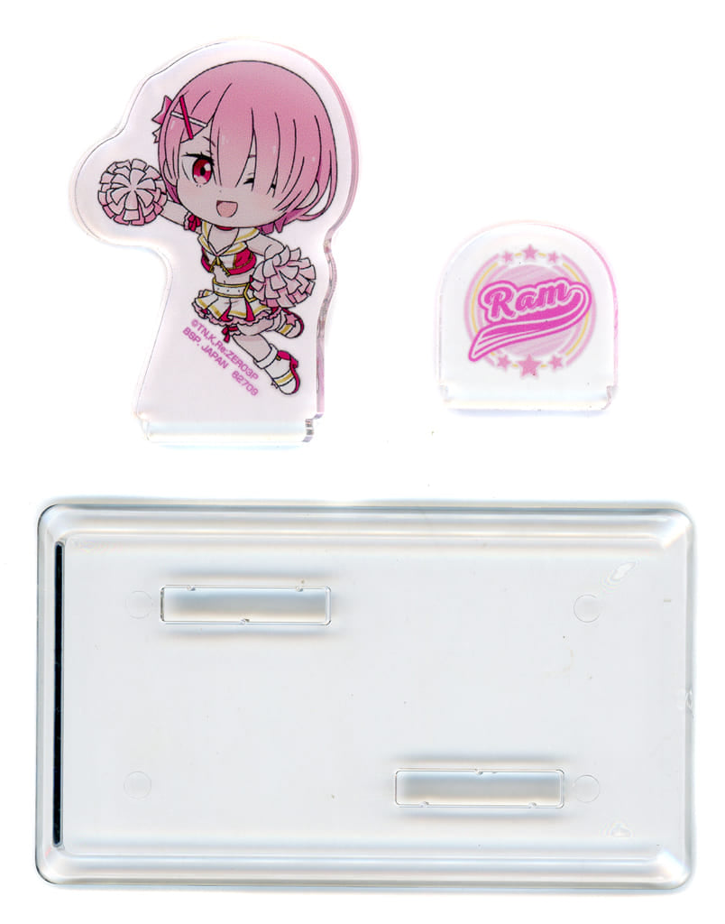 Ram Re:ZERO -Starting Life in Another World- Ichiban Kuji Wishing You Courage Acrylic Stand Kyun Chara Prize F Acrylic Stand [USED]