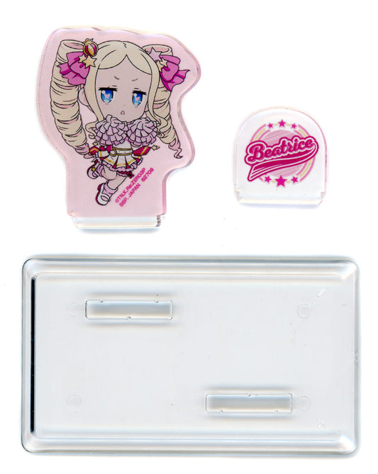Beatrice Re:ZERO -Starting Life in Another World- Ichiban Kuji Wishing You Courage Acrylic Stand Kyun Chara Prize F Acrylic Stand [USED]