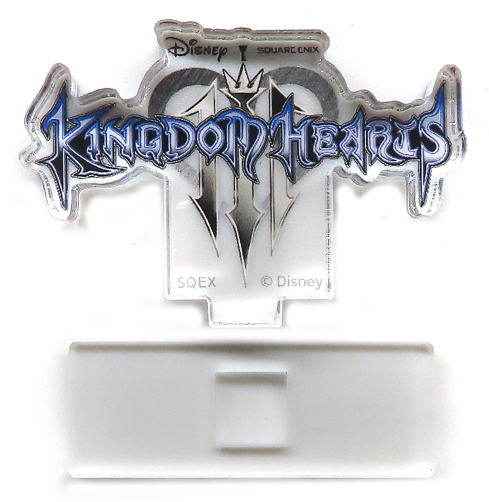 Kingdom Hearts III e-STORE Lottery Kingdom Hearts Series Logo Acrylic Stand Collection Online Kuji Prize I Acrylic Stands [USED]