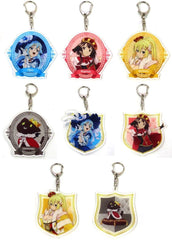 Megumin, etc. KonoSuba: God's Blessing on This Wonderful World! 3 Trading Acrylic Keychains Royal Ver. All 8 Types Set Key Chain [USED]