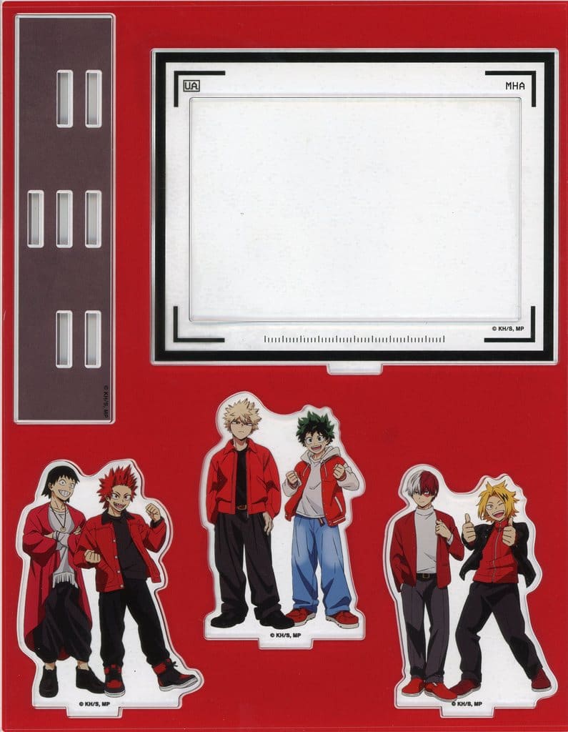 My Hero Academia Izuku Midoriya & Others Original Illustration Commemorative Photo Ver. Acrylic Diorama Red Tokyo Tower Limited Acrylic Stands [USED]