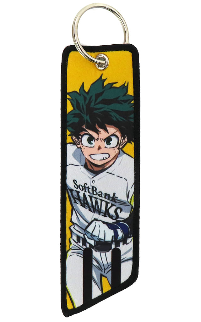 Fukuoka Softbank Hawks X My Hero Academia Izuku Midoriya 2024 Secret Flight Tag Keychains [USED]
