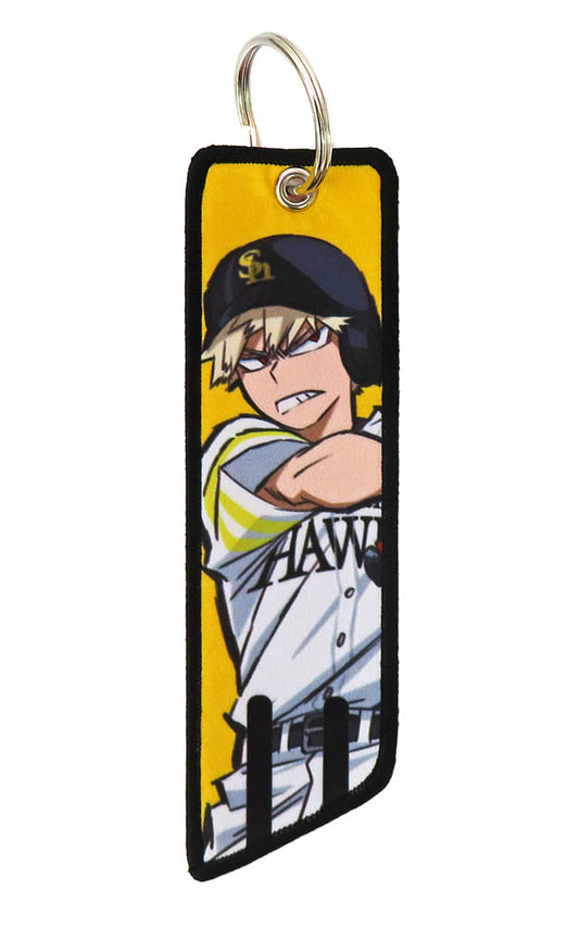 Fukuoka Softbank Hawks X My Hero Academia Katsuki Bakugo 2024 Secret Flight Tag Keychains [USED]