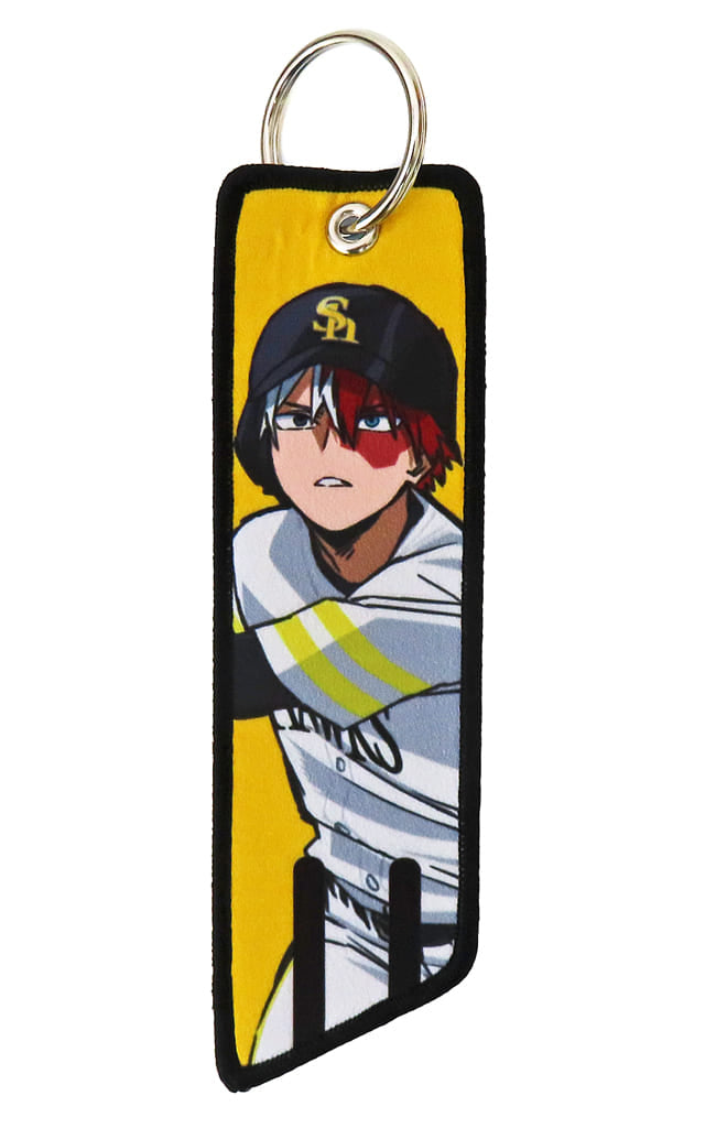 Fukuoka Softbank Hawks X My Hero Academia Shoto Todoroki 2024 Secret Flight Tag Keychains [USED]