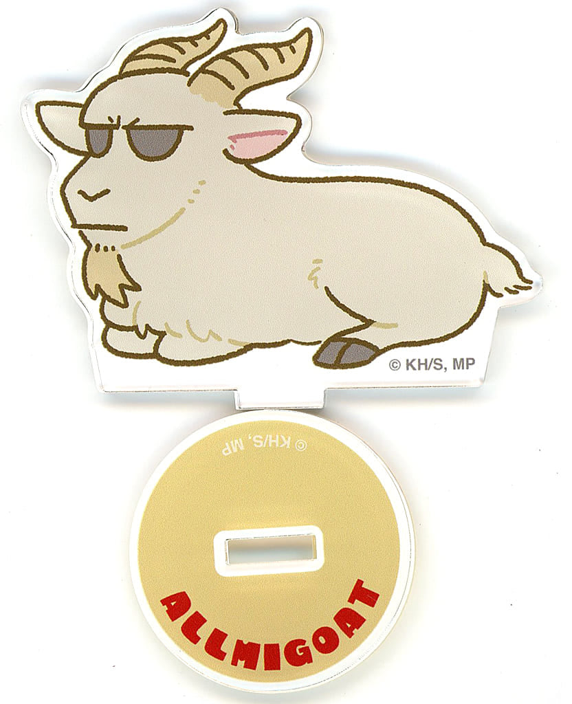 My Hero Academia All Might Allmygoat Animal Series Trading Acrylic Keychain Acrylic Stands [USED]