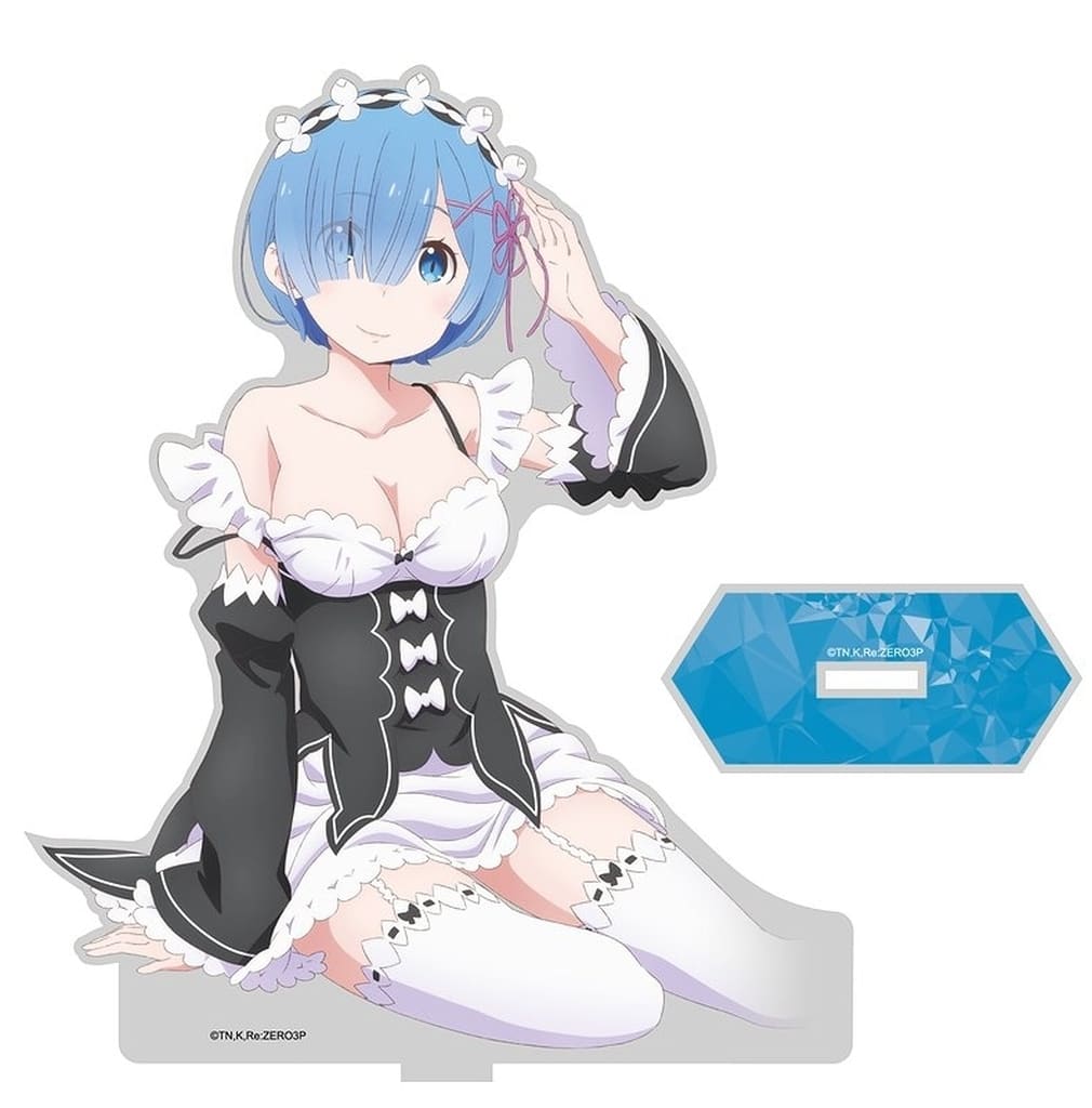 Rem Re:ZERO -Starting Life in Another World- Dokidoki Large Acrylic Stand Acrylic Stand [USED]