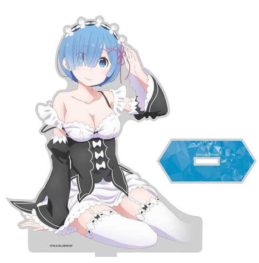 Rem Re:ZERO -Starting Life in Another World- Dokidoki Large Acrylic Stand Acrylic Stand [USED]