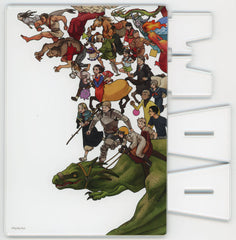 Laios, etc. Delicious in Dungeon Key Visual Acrylic Plate Ryoko Kui Exhibition Limited Acrylic Stands [USED]