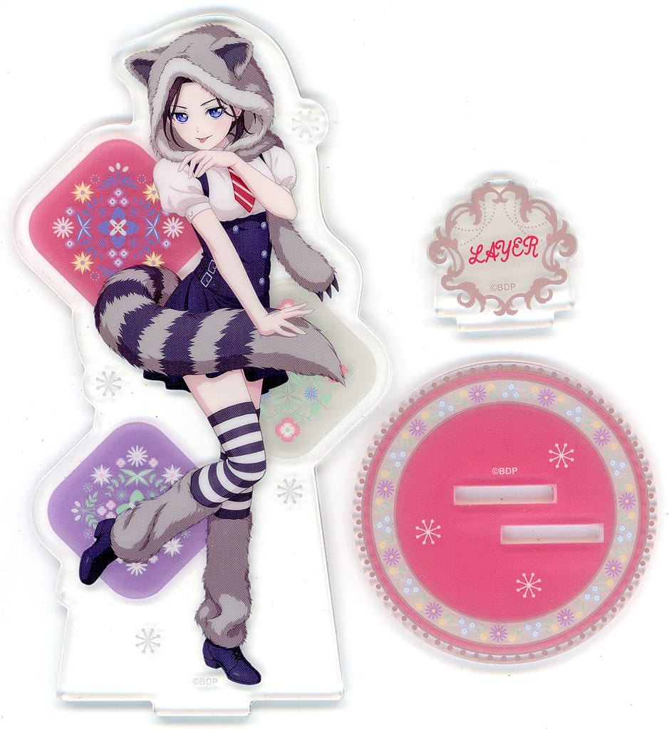 Rei Wakana Layer BanG Dream! Girls Band Party! Acrylic Stand Animal x Mofu-Mofu Party! Version Animal Mofu-Mofu Party! in Loft Exclusive Acrylic Stand [USED]
