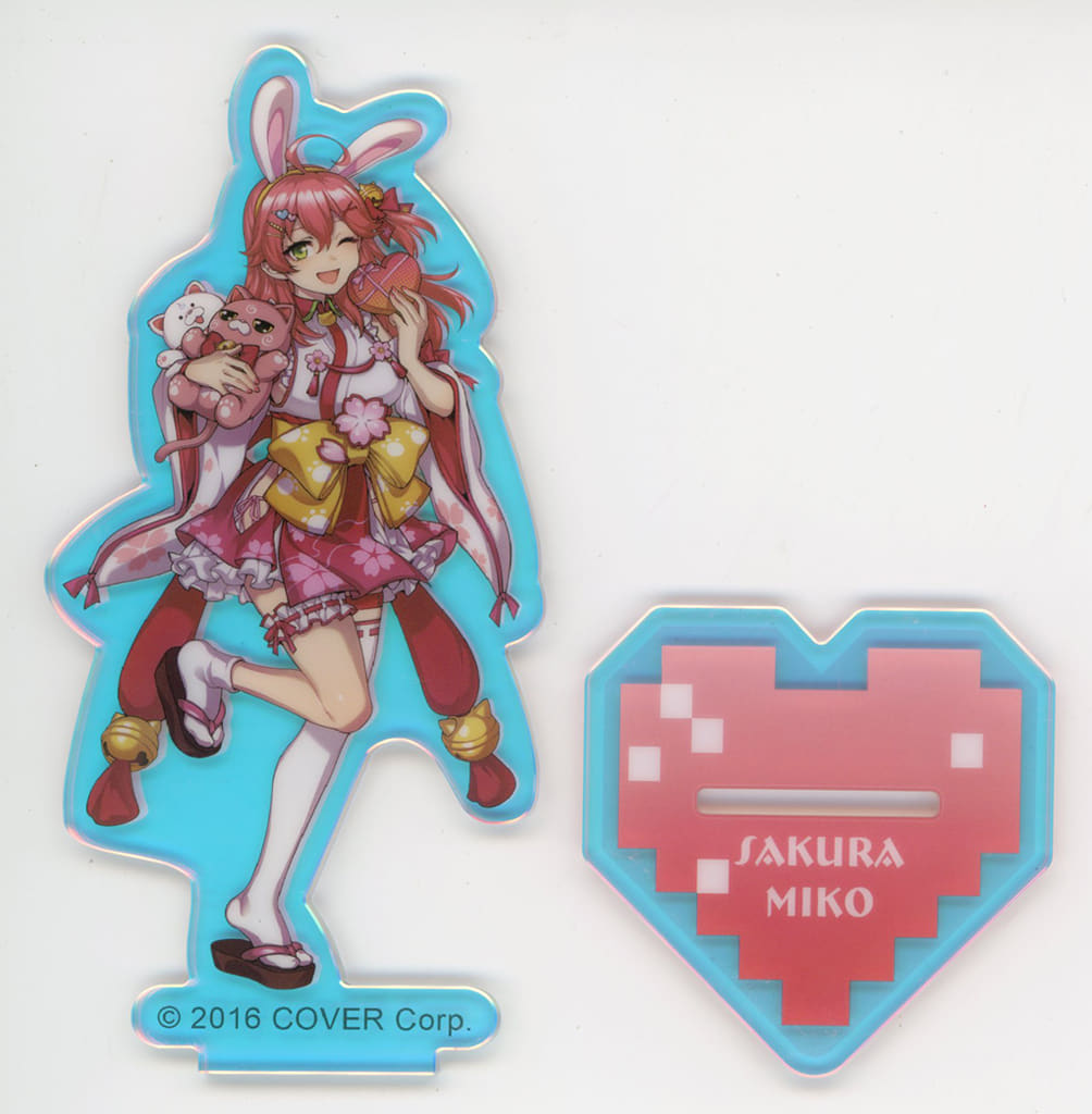 Sakura Miko VTuber Hololive Aurora Acrylic Stand hololive Meet Taipei POP-UP STORE Exclusive Acrylic Stands [USED]