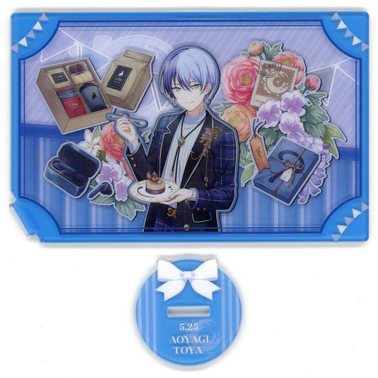 Toya Aoyagi Hatsune Miku: Colorful Stage! Anniversary/Birthday Illustration 2022–2023 Card-Style Acrylic Stand Acrylic Stands [USED]