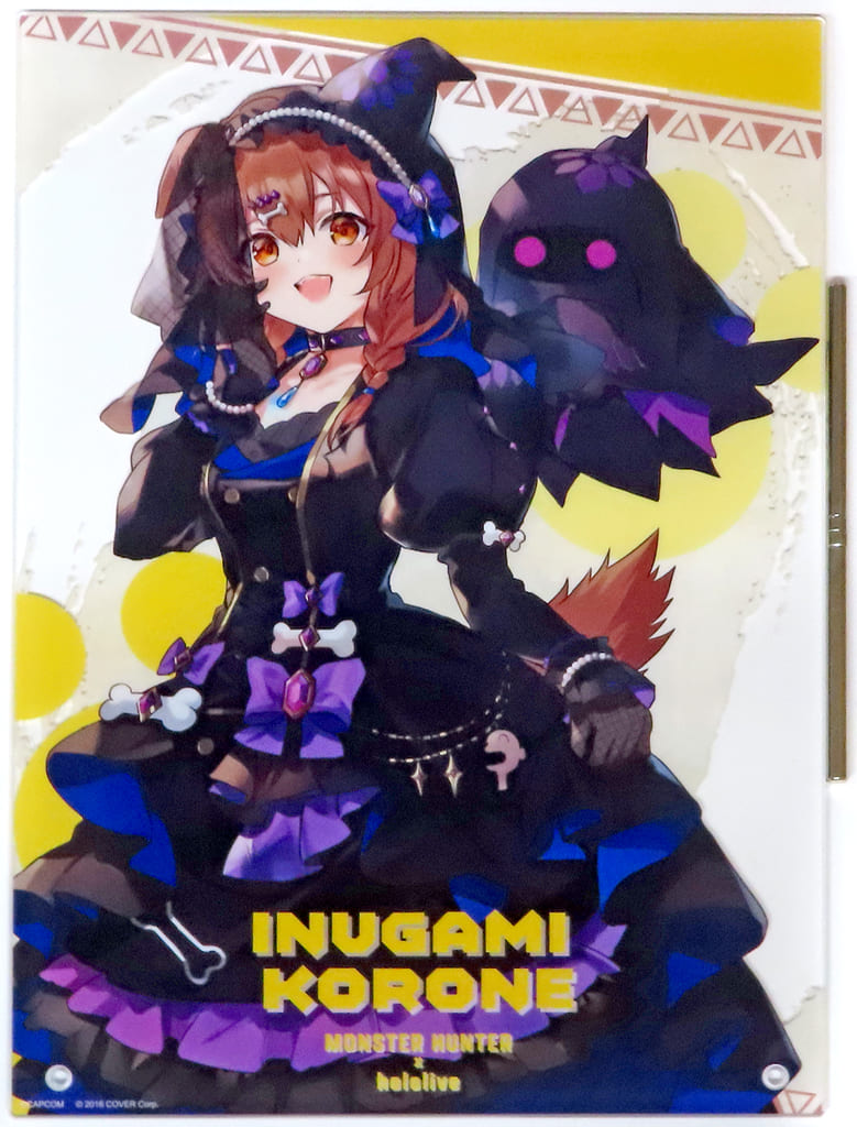 Inugami Korone Gore Set Palico VTuber Hololive Acrylic Board Monster Hunter x Hololive and Palico Vol.2 Hololive Gamers Capcom Store Exclusive Acrylic Stands [USED]