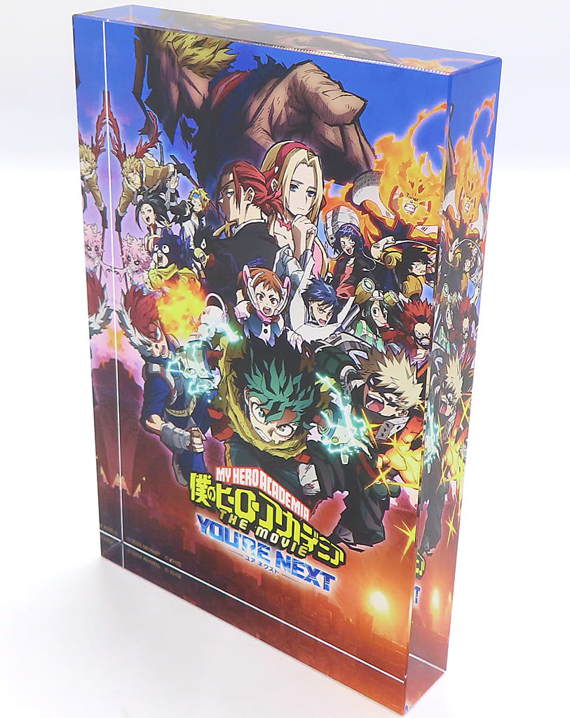 My Hero Academia THE MOVIE: You're Next Izuku Midoriya & Others Key Visual Ver. Acrylic Block Acrylic Stands [USED]