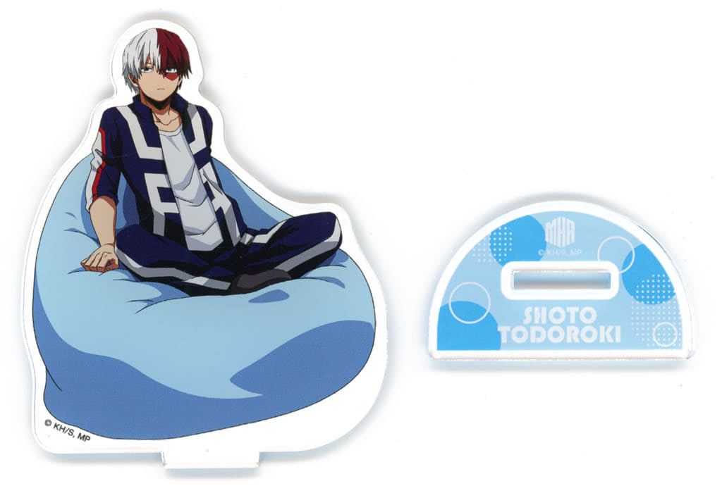 My Hero Academia Shoto Todoroki Acrylic Stand Roomwear & Cushion Ver. Acrylic Stands [USED]