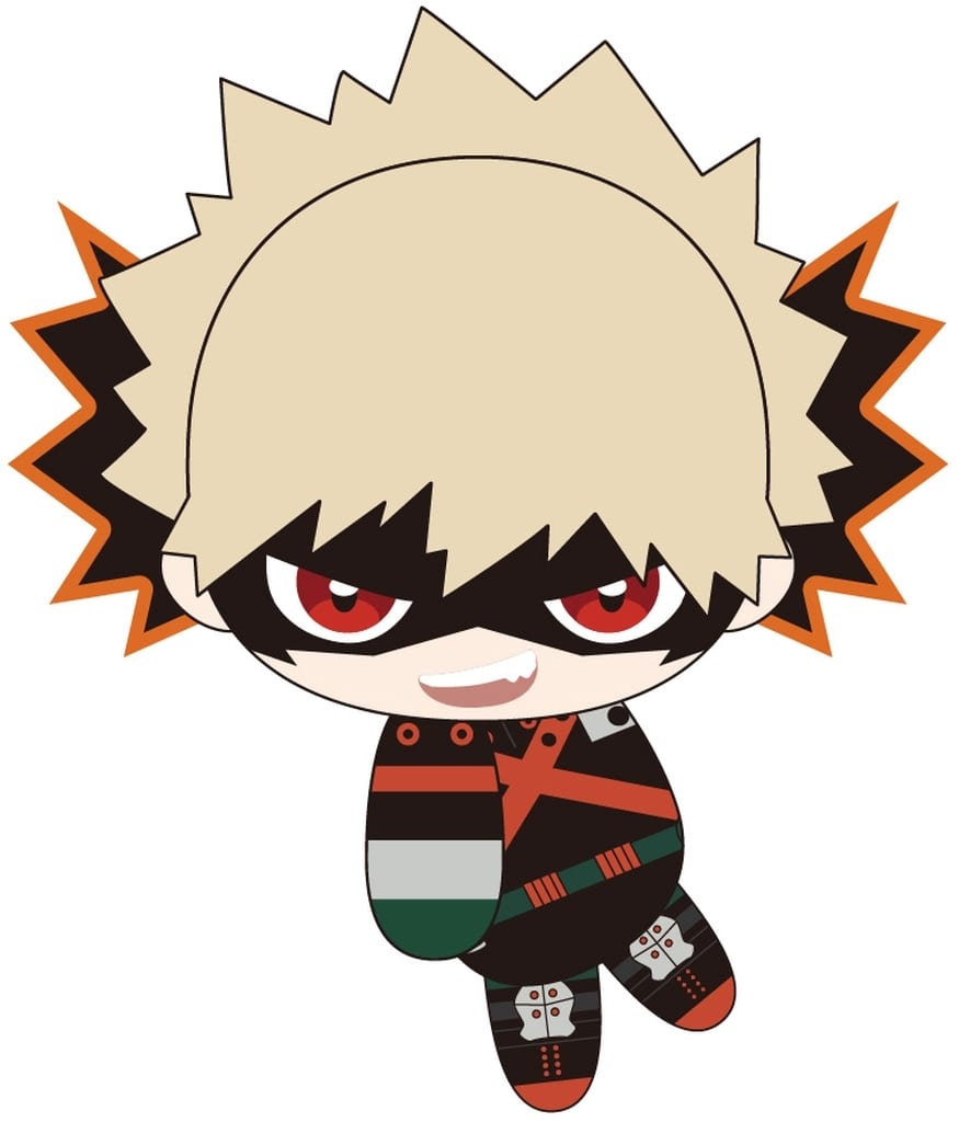 My Hero Academia Katsuki Bakugo Tetecolle 2 Keychains [USED]