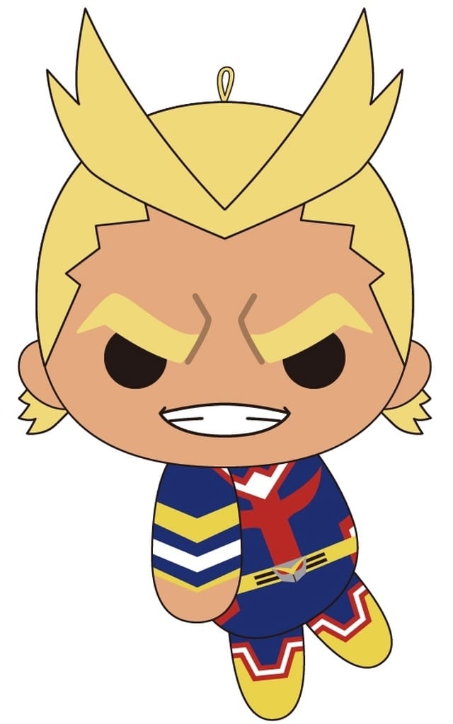 My Hero Academia All Might Tetecolle 2 Keychains [USED]