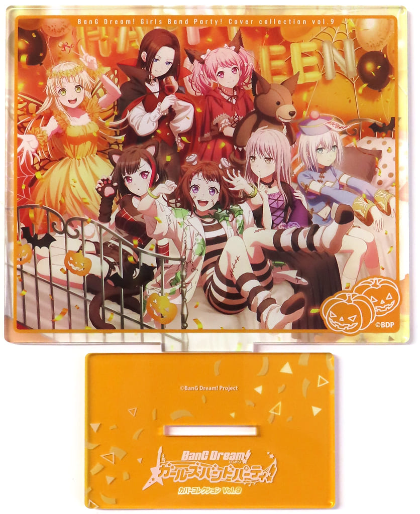 Kasumi Toyama, etc. BanG Dream! Girls Band Party! Original Acrylic Stand CD Cover Collection Vol.9 First Press Limited Edition with Goods Bonus Included Acrylic Stand [USED]