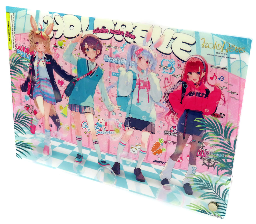 Usada Pekora, etc. VTuber Hololive HoloReve Collection No.3 Acrylic Panel Only Shop & Fair Exclusive Acrylic Stands [USED]
