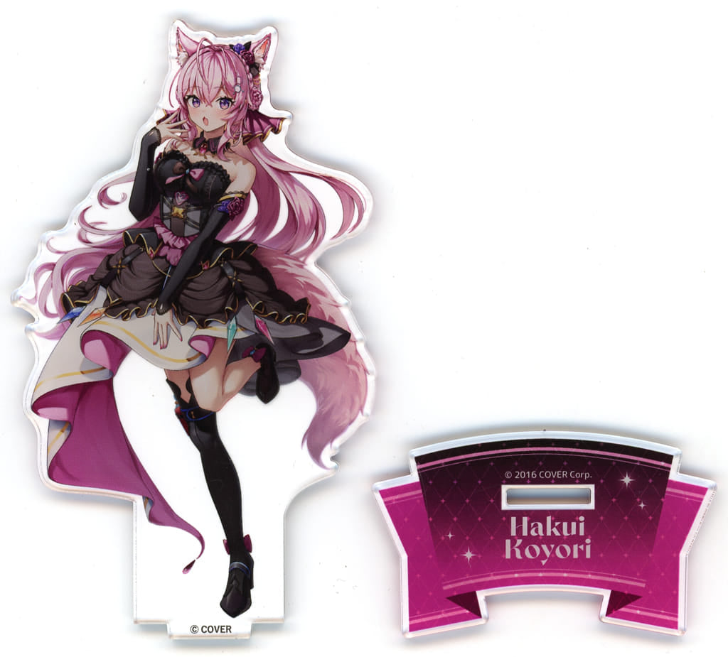 Hakui Koyori VTuber Hololive Acrylic Stand Dress Ver. Secret Society holoX 7-Eleven Exclusive Acrylic Stands [USED]