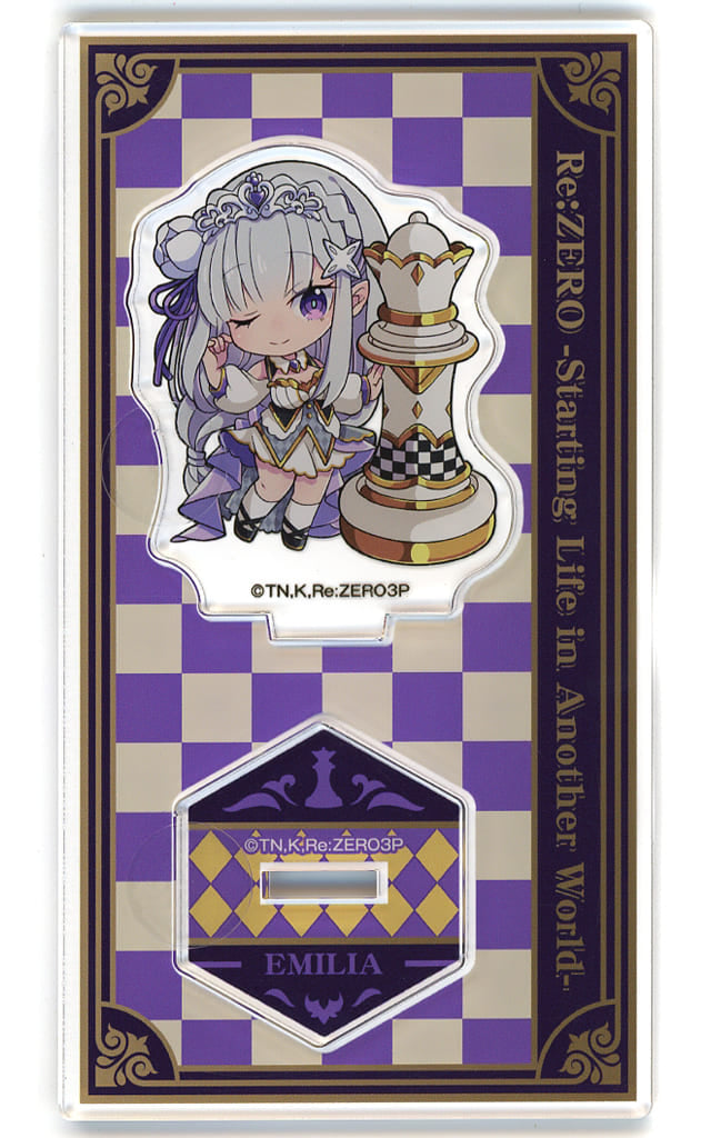 Emilia Re:ZERO -Starting Life in Another World- Mini Acrylic Stand Lawson, Loppi, Hmv&Books Online Limited Acrylic Stand [USED]
