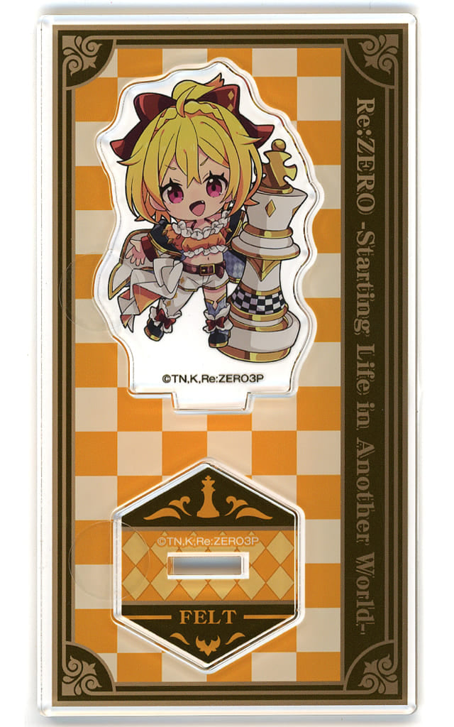 Felt Re:ZERO -Starting Life in Another World- Mini Acrylic Stand Lawson, Loppi, Hmv&Books Online Limited Acrylic Stand [USED]