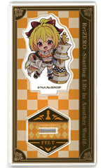 Felt Re:ZERO -Starting Life in Another World- Mini Acrylic Stand Lawson, Loppi, Hmv&Books Online Limited Acrylic Stand [USED]