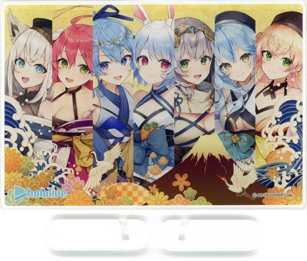 Usada Pekora, etc. Seven Lucky Gods Style VTuber Hololive Acrylic Panel Post Office 2024 Exclusive New Year’s Card with Otoshidama New Year’s Lottery 2nd Prize Acrylic Stands [USED]