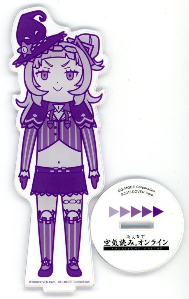 VTuber Hololive X Minna de Kukiyomi. Online Murasaki Shion Acrylic Stand Acrylic Stands [USED]