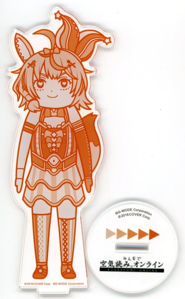 VTuber Hololive X Minna de Kukiyomi. Online Polka Omaru Acrylic Stand Acrylic Stands [USED]
