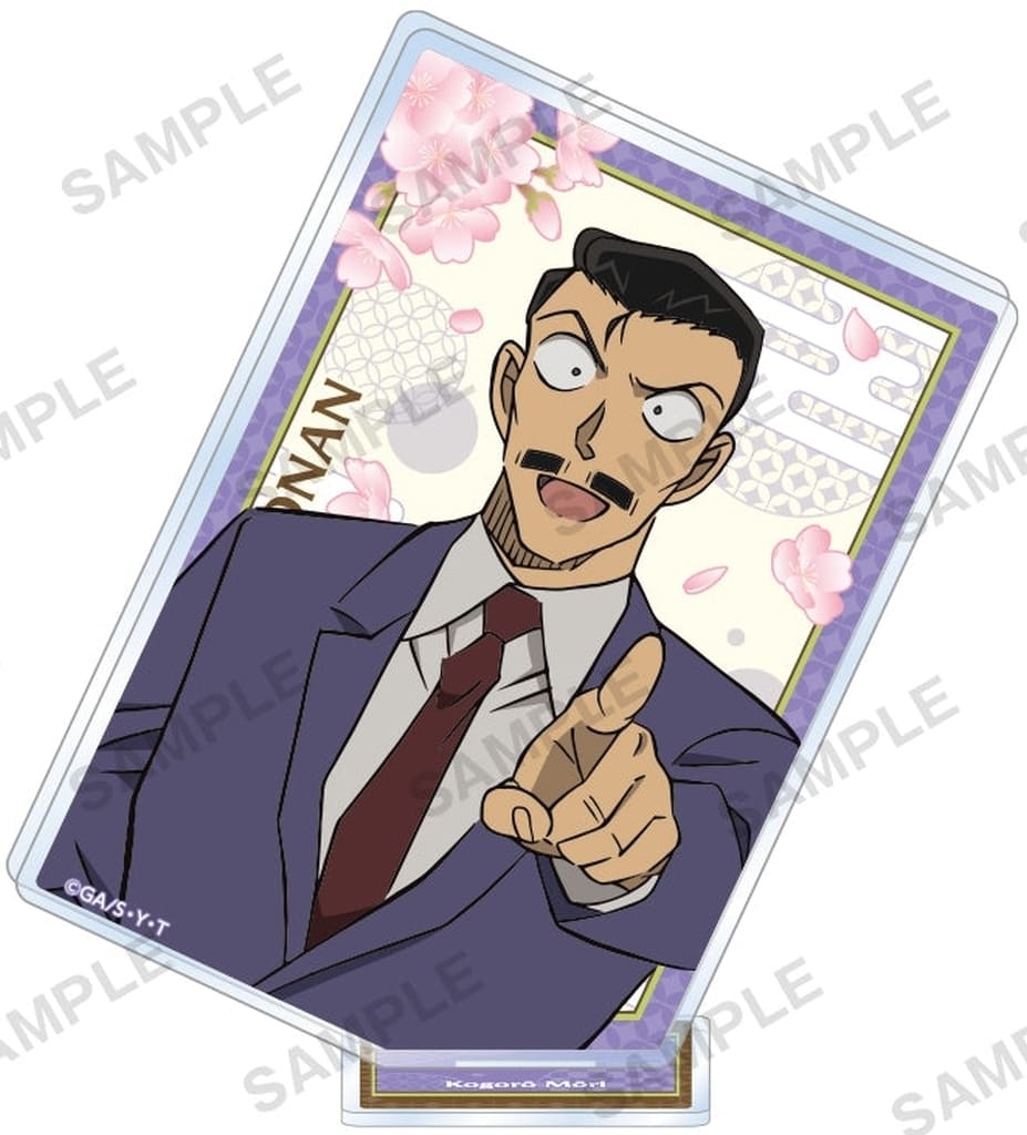 Kogoro Mouri Detective Conan Square Acrylic Stand Vol.4 Acrylic Stand [USED]