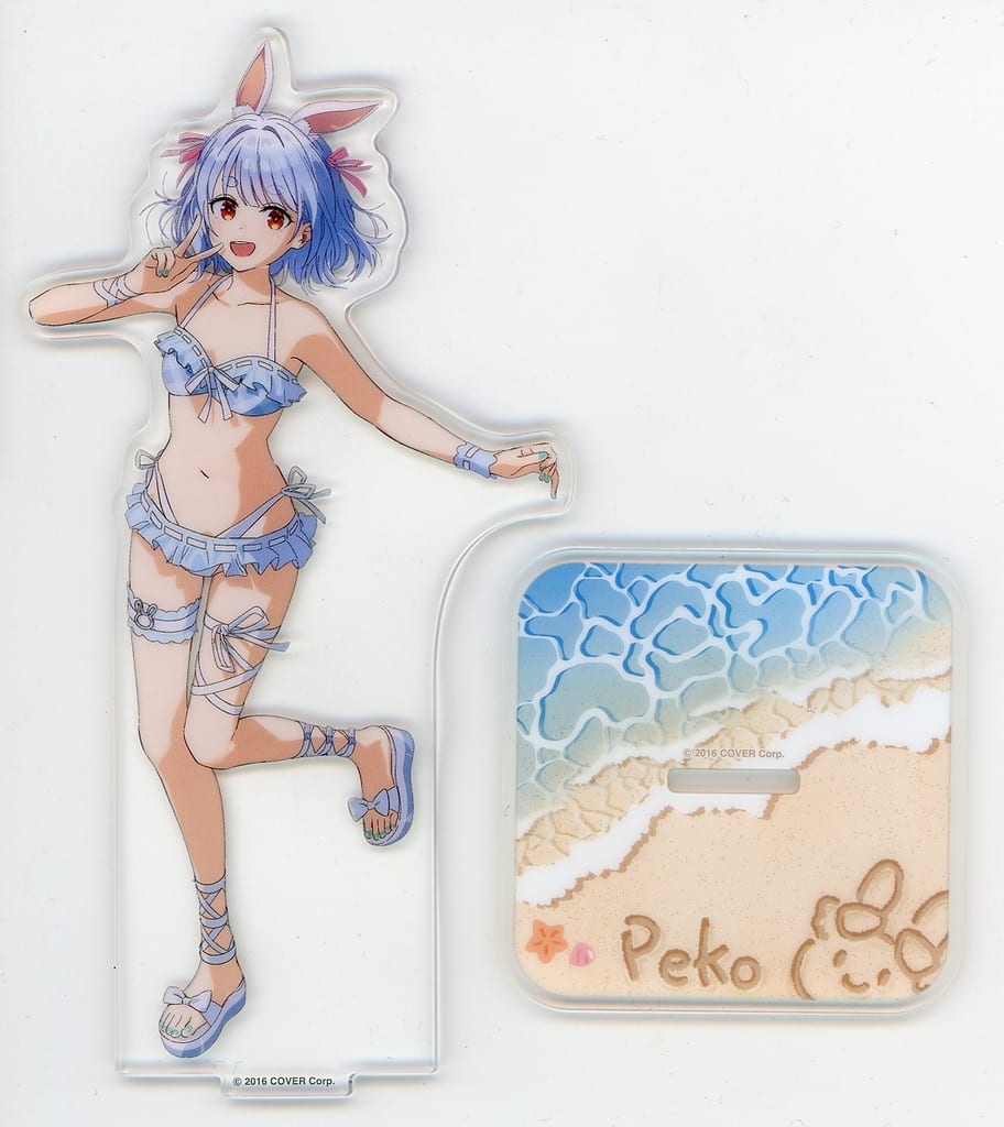 Usada Pekora VTuber Hololive Peko Swimsuit Acrylic Stand 5th Anniversary Celebration Acrylic Stands [USED]