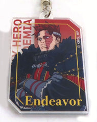 My Hero Academia Endevor Original Trading Foil Stamped Acrylic Keychain Jump Festa 2025 Ver. Jump Festa 2025 Online Store Exclusive Keychains [USED]