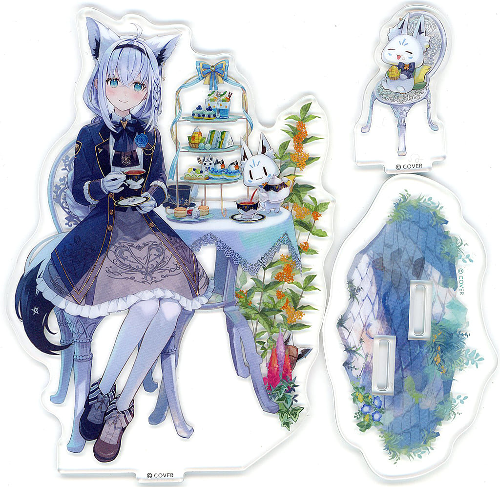 Shirakami Fubuki VTuber Hololive Royal Tea Party Acrylic Stand 6th Anniversary Celebration Acrylic Stands [USED]