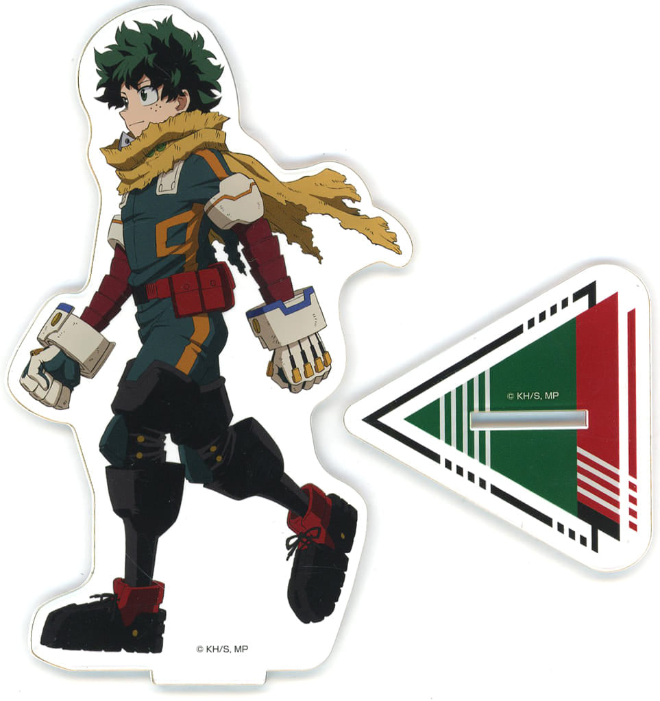 My Hero Academia Izuku Midoriya Big Acrylic Stand Marching Ver. Acrylic Stands [USED]