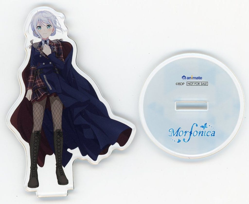 Mashiro Kurata BanG Dream! Acrylic Stand animate Limited CD Morfonica Tempest / Wreath of Brave Limited Edition with Blu-ray Purchase Bonus Acrylic Stand [USED]