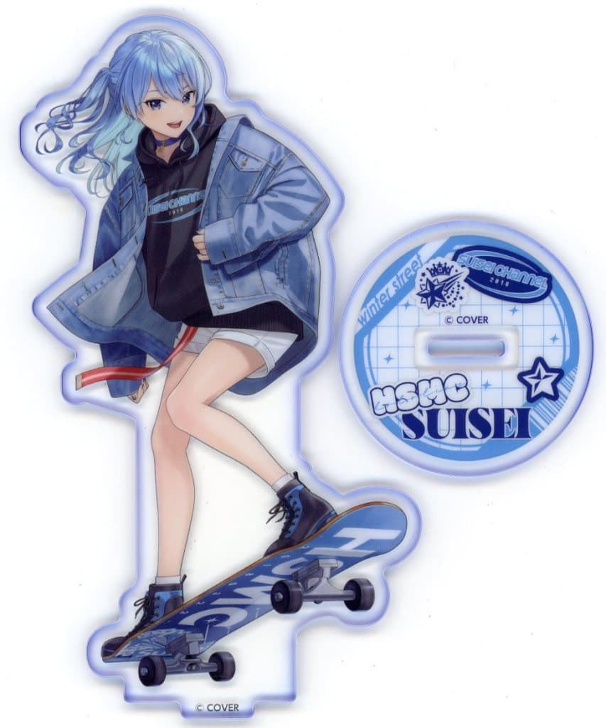Hoshimachi Suisei VTuber Hololive Hololive Seasonal Days Winter Street Acrylic Stand Acrylic Stands [USED]