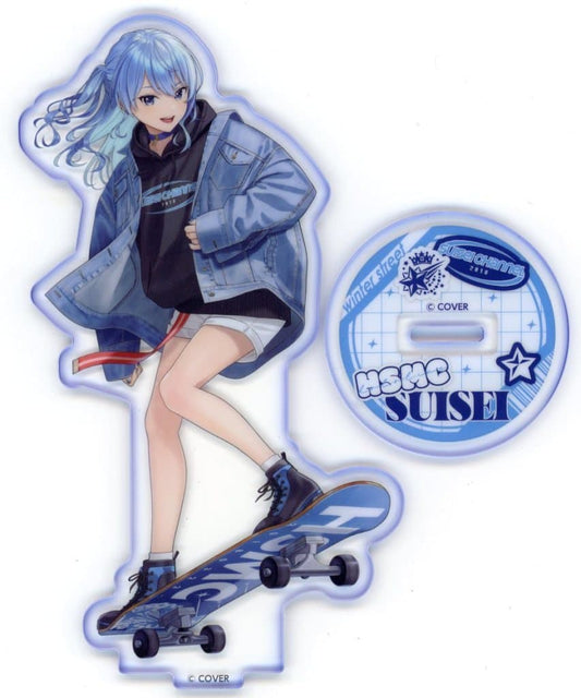 Hoshimachi Suisei VTuber Hololive Hololive Seasonal Days Winter Street Acrylic Stand Acrylic Stands [USED]