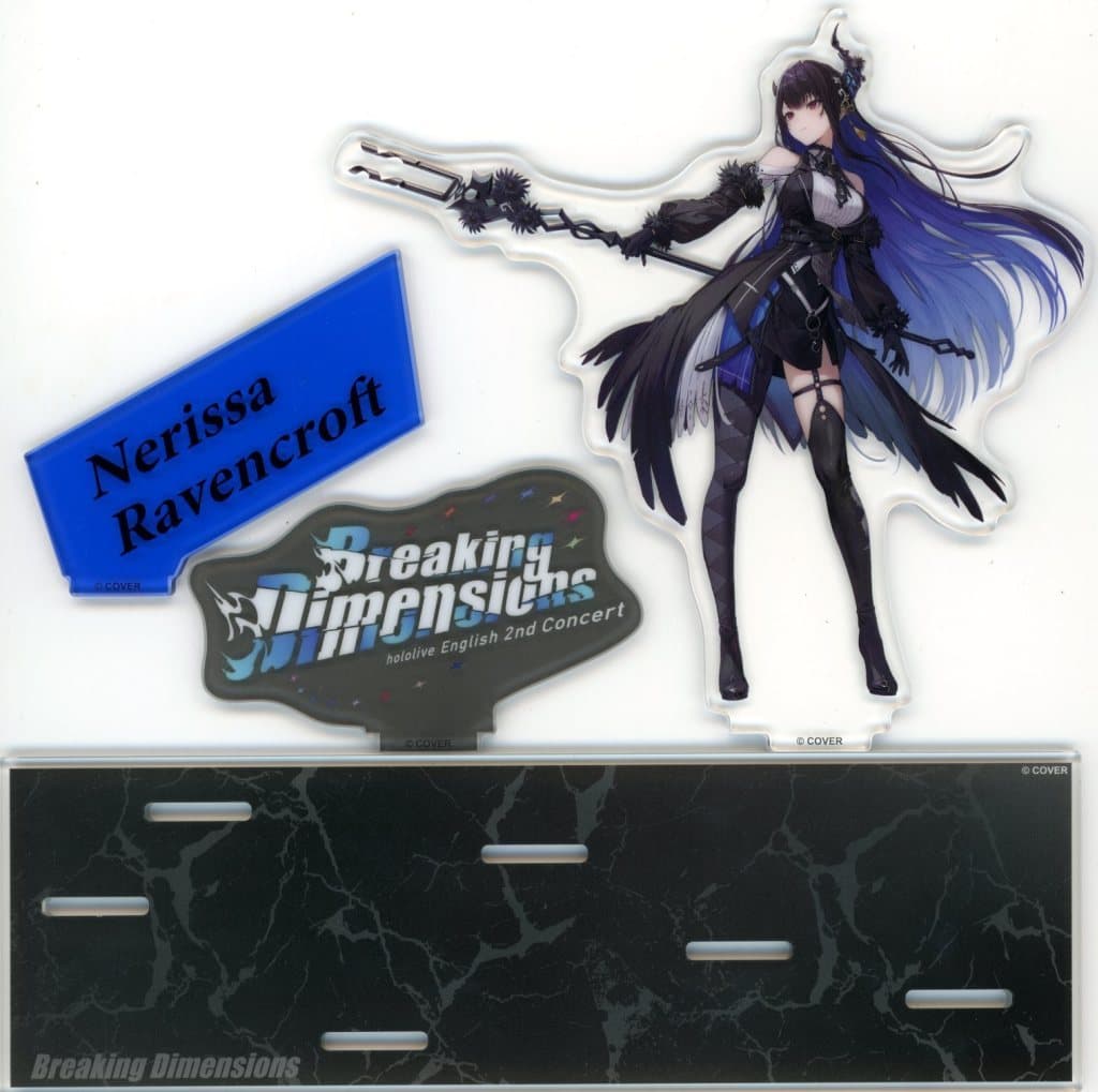 Nerissa Ravencroft VTuber Hololive English Acrylic Stand hololive English 2nd Concert: Breaking Dimensions Exclusive Acrylic Stands [USED]