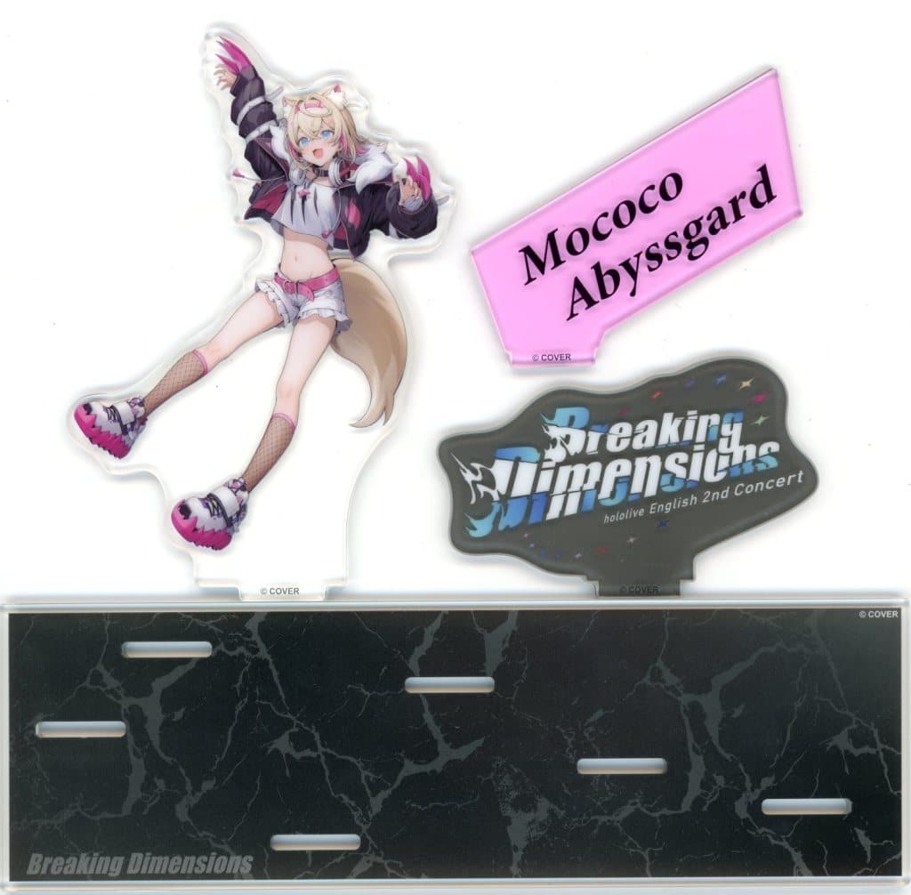 Mococo Abyssgard VTuber Hololive English Acrylic Stand hololive English 2nd Concert: Breaking Dimensions Exclusive Acrylic Stands [USED]