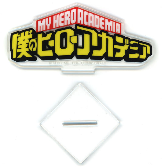My Hero Academia Logo Ichiban Kuji Stand Up Again Acrylic Stand Prize F Acrylic Stands [USED]