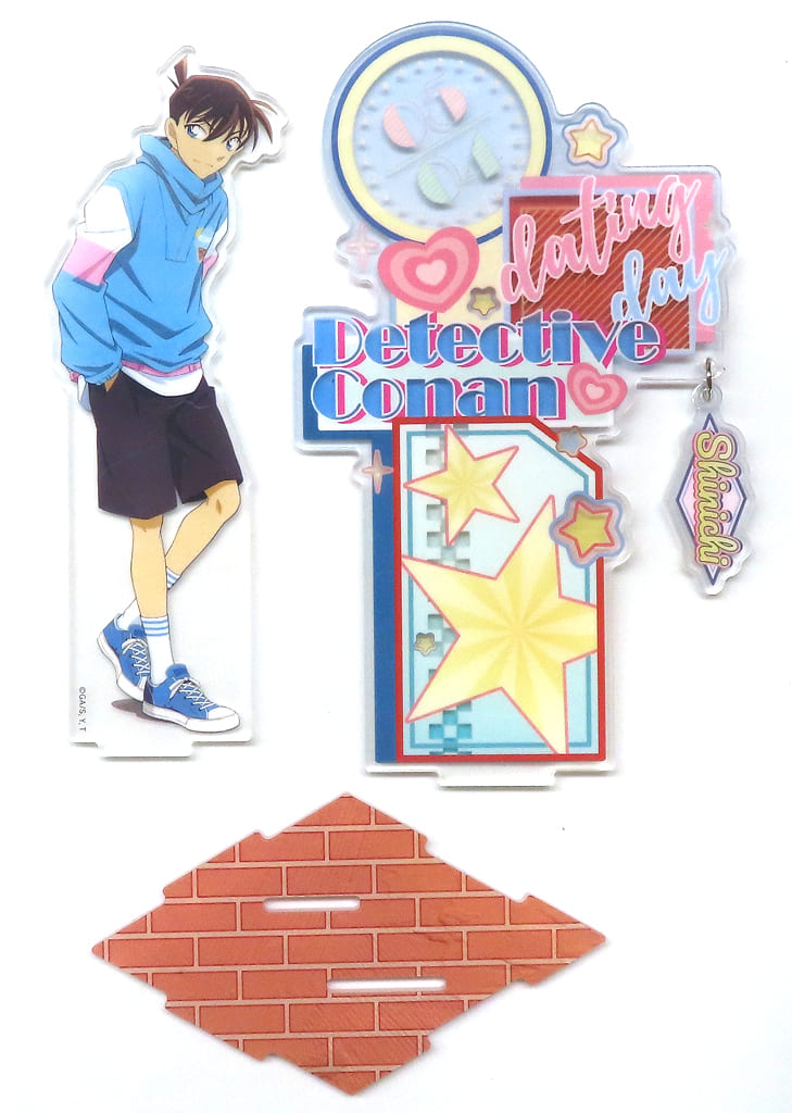 Shinichi Kudo Detective Conan Cafe Acrylic Stand IPSTAR 2024 Collaboration Cafe Exclusive Acrylic Stand [USED]
