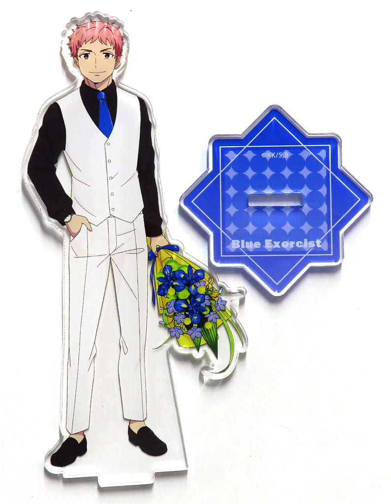 Renzo Shima Blue Exorcist: Shimane Illuminati Saga Acrylic Stand Collaboration Cafe in Smile Base Cafe Limited Acrylic Stands [USED]