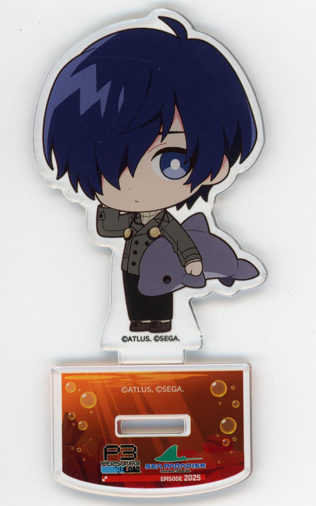 Persona 3 Reload Protagonist Mini Chara Acrylic Stand Yokohama Hakkeijima Sea Paradise EPISODE 2025 Exclusive Acrylic Stands [USED]