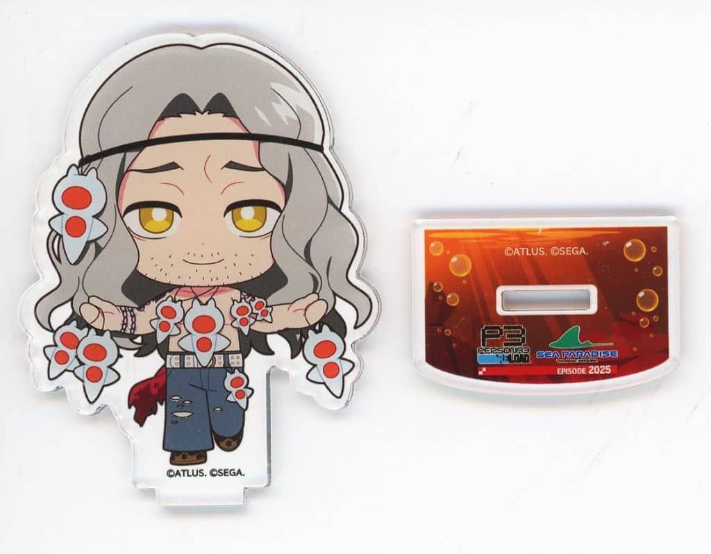 Persona 3 Reload Takaya Mini Chara Acrylic Stand Yokohama Hakkeijima Sea Paradise EPISODE 2025 Exclusive Acrylic Stands [USED]