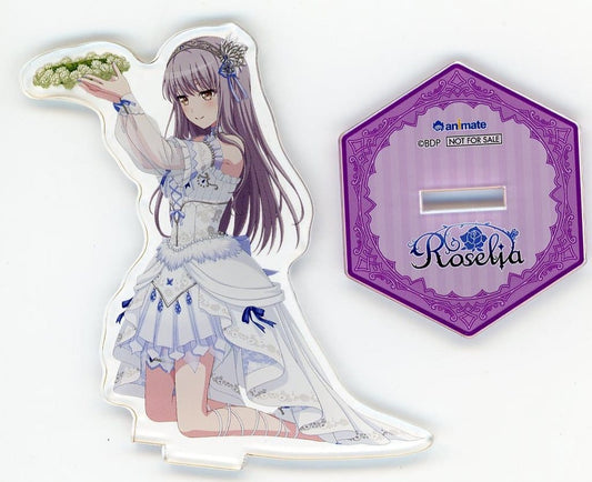 Yukina Minato BanG Dream! Girls Band Party! Acrylic Stand animate Limited CD Roselia Ishizue no Hanakanmuri Limited Edition with Blu-ray Purchase Bonus Acrylic Stand [USED]