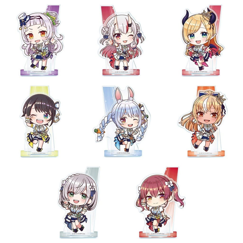 VTuber Hololive Usada Pekora & Others Acrylic Stand Bright Parade 4 All 8 Types Set Acrylic Stands [USED]