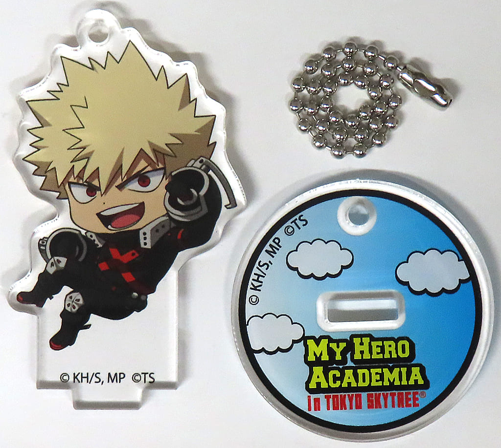 My Hero Academia Katsuki Bakugo Trading Acrylic Stand Keychain Tokyo Skytree FLOAT! Hero Training in the Sky Exclusive Keychains [USED]