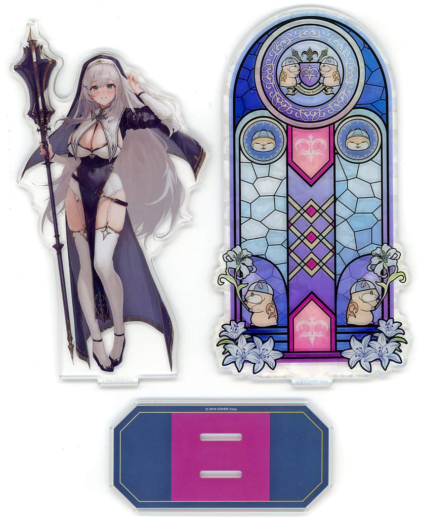 Shirogane Noel VTuber Hololive Stained-Glass-Inspired Acrylic Stand 5th Anniversary Celebration Acrylic Stands [USED]