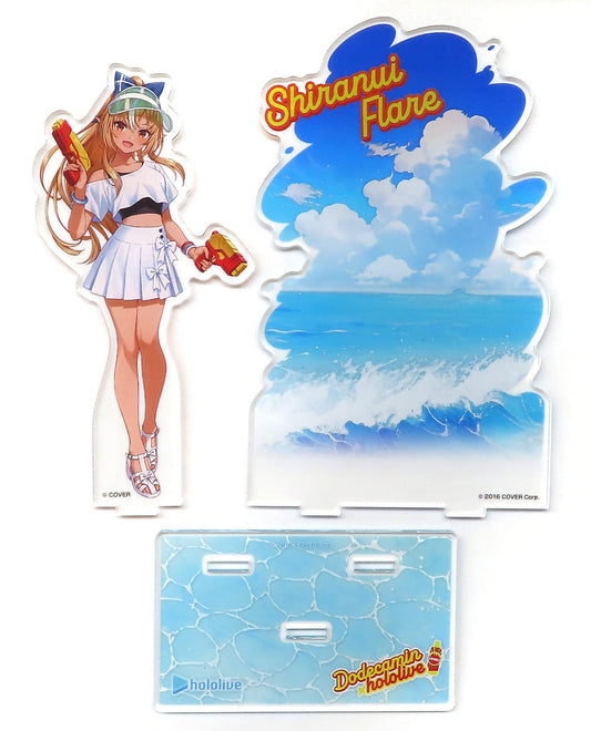 VTuber Hololive X Dodecamine Flare Shiranui Acrylic Stand with Original Background Dodekamin BIG PET 600ml Lottery Prize Acrylic Stands [USED]
